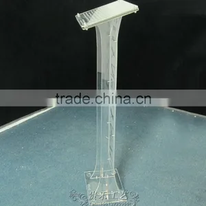 Detachable Acrylic Information Holders ,clear and White Acrylic Display Stand thumbnail-1