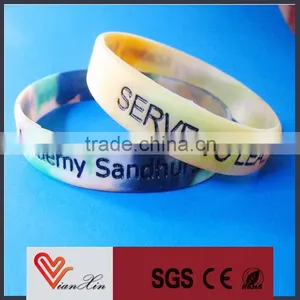 Promotional Bulk Cheap no Minimum Free Shipping Custom Silicone Wristband thumbnail-5