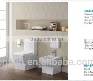 China Supplier Tanitary Tare Ceramic Two Piece Toilet thumbnail-3
