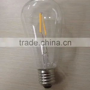 ST64 LED Filament Bulb Light Lampen 4Watt 6w 8w B22/E27/E26 230V 120V thumbnail-2
