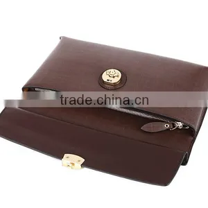 High Quality Natural Real Genuine Leather Men Clutch Bag Handbags, Fashion Big Capacity Clutch Wallets Card Holder thumbnail-6