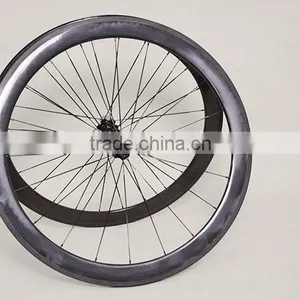 700c Carbon Fiber Bike Wheels; Carbon Disc Wheel Clincher, 50cm Carbon Wheels thumbnail-6