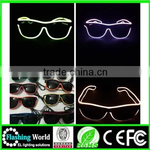 Hot Selling New Cool Led Light up Shutter Shaped Glasses thumbnail-6