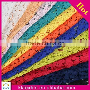 New Arrival 2014 Best Price 70% Cotton 30% Nylon Cord Lace Fabrics thumbnail-1