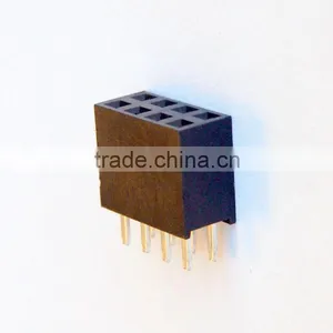 Dual Row Straight 8pin Female Header Connector 2.54mm thumbnail-1