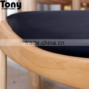 Classic Wood Living Furniture Concise Wooden Chair thumbnail-4