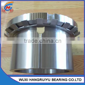 Stainless Steel Adapter Sleeve With Lock Nut and Device HE205 for Self-aligning Ball Bearing thumbnail-2