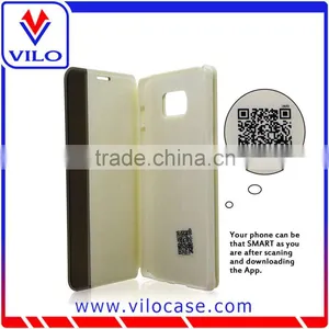 Creative Smart Window View Touch Front Flip Cover for Samsung Note 5 thumbnail-6