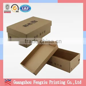 Blank Double Wall Corrugated Cardboard Paper Shoe Box Manufaturer thumbnail-1