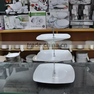 High Quality Porcelain Coup Shape Cake Set With Stand thumbnail-6