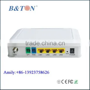 4GE+1Fiber+WIFI+CATV GEPON ONT GPON Modem Router Compatible With Huawei OLT thumbnail-1