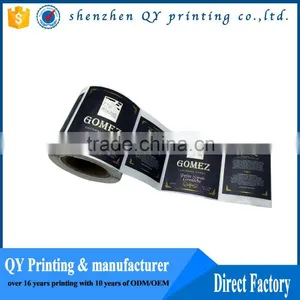 Customized Gold Foil Wine Sticker,self Adhesive Wine Label With Logo Embossed Quality Choice thumbnail-1