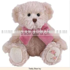 10" Classic Teddy Bear With Scarf thumbnail-1