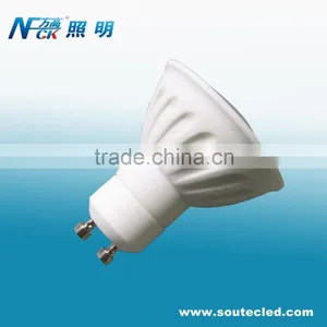 GU10 High Quality SMD5050 Ceramic LED Spot Light Transparent Cover and Frosted Cover thumbnail-1