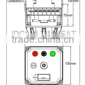 Type 9SWM, Extra Short Immersion Heater , Coiled Heating Elements Dia. 8 mm thumbnail-6