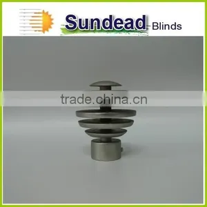 Stainless Steel Curtain Rod Accessories Curtain Wholesale Curtain for Home Decor With Different Curtain Finial Looking thumbnail-3