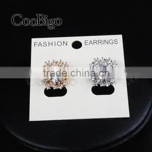 Fashion Jewelry Rhinestone Snowflake Cuff-Link Gold Silver Unisex Chirstmas Party Gift Promotion Apparel Accessories thumbnail-1