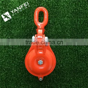 Orange Painted Single Sheave&Double Sheave With Eye thumbnail-5