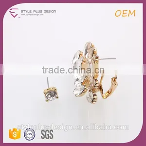 E74860I02 Hanging Cross From New Style Animal Earrings Brass Jewelry For Women thumbnail-2
