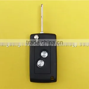 NEW Peugeot Remote Key Shell Fob 2 Button Flip Key Conversion thumbnail-2