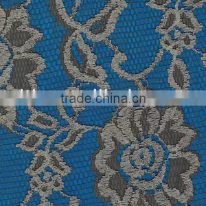 New Design Elastic Nylon Spandex Lace Fabric for Bridal Dress thumbnail-1