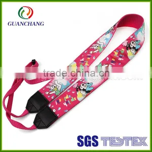 Factory Directly Custom Printed Colorful Marketing Advertising Nylon Material Detachable Double Camera Shoulder Strap for Sale thumbnail-4