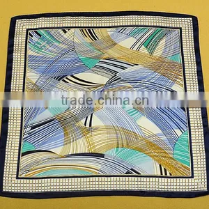 Luxury 100% Silk Square Scarves for Men thumbnail-3