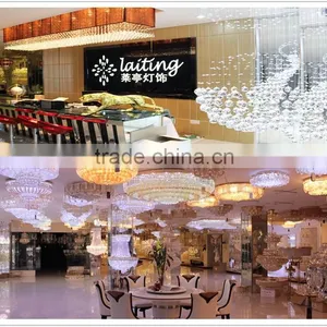 Modern Luxury Restaurant K9 Crystal Large Chandelier thumbnail-2