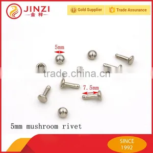 5-15mm Size Double Cap/mushroom Head Rivet for Handbags Accessories thumbnail-2
