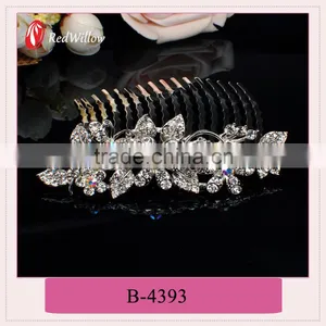2015 New Design Low Price Rhinestone Bridal Hair Combs thumbnail-1
