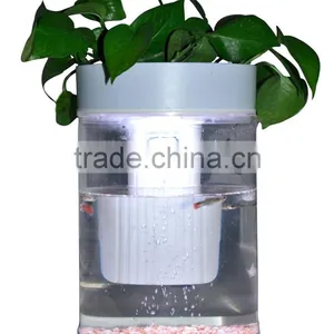 High Quality Mini RGB LED Light Fish Tank Round Acrylic Wholesale Aquarium Quality Choice thumbnail-1