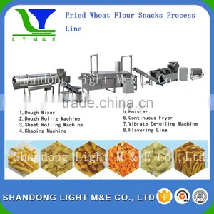 Fried Wheat Flour Snacks Processing Line/Mking Machine thumbnail-3