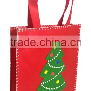 High Quality Decorative Whole Sell Red Christmas Tree Bags for Shopping and Wrapping thumbnail-2