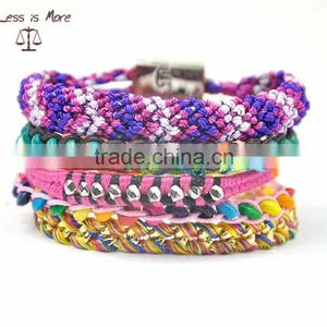 New Purple Handmade Magnetic Bracelet of Bohemia Sandbeach Style thumbnail-1
