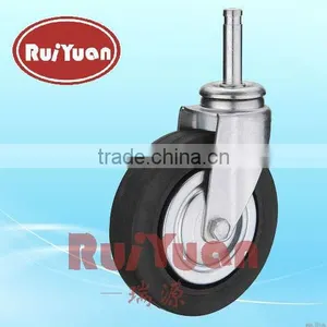 European Type Rubber Grip Ring Stem Swivel Caster Wheel thumbnail-1