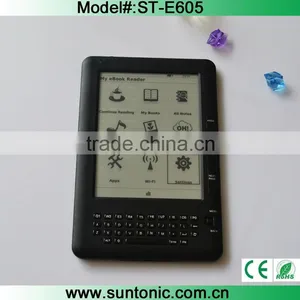 6 Inch E-ink Ebook Reader With Keybaord,wifi and Touched Panel thumbnail-1