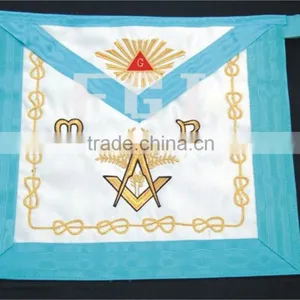 Embroidrey Hand Machine Logo Regalia Masonic Apron thumbnail-1