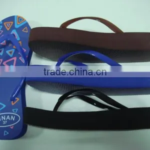663 LOULUEN Summer Printed EVA Slippers Women Wedge Flip Flops Wholesale thumbnail-2