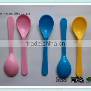 Food Grade Colorful Ice Cream Plastic Mini Spoon thumbnail-2
