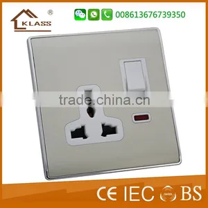 13Amp 250V 1 Gang Socket Outlet Switched Socket thumbnail-2