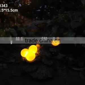 Resin Solar Mushroom Statues Garden Light thumbnail-4