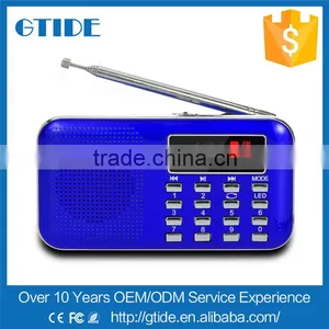 Red Portable Better Air Band Radio Transmitter Price Y-896 LED Light Retro Radio thumbnail-5