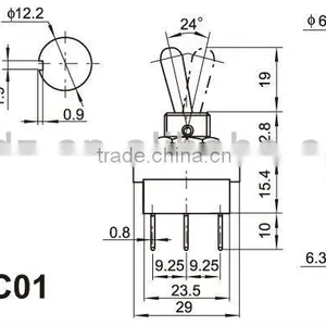 Kcd1-102 Rocker Switch,Home Appliance Illuminated Round Rocker Switches for Coffee Maker Machine thumbnail-4