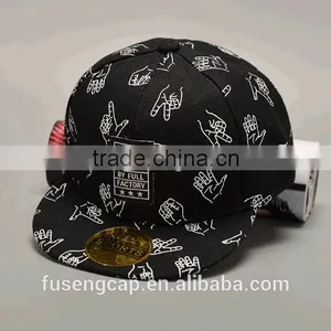 Wholesale Cheap Custom 6 Panel Snapback Hat/Cap thumbnail-4