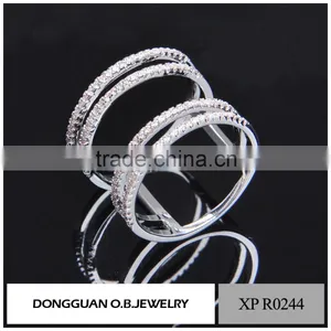 Fashion Ring Finger Rings Photos, Latest Wedding 2 Gram White Gold Ring Charm Jewelry thumbnail-1