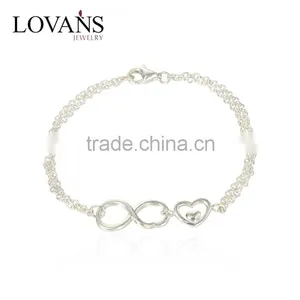 Smart Bracelet Heart Link Fashionable Jewelry Wholesale BR003-17 thumbnail-1