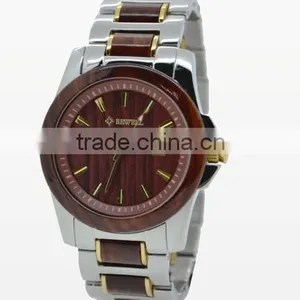 Stainless Steel Wristwatch Chinese Wood Watches thumbnail-1