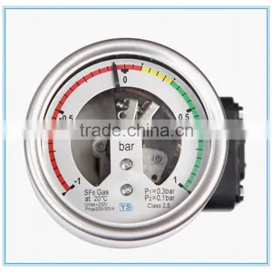 Gas Density Indicator of SF6 Tanks (local Readout) Sf6 Manometer Price thumbnail-1