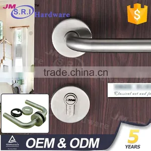 Modern 304 Stainless Steel Door Lever for Wooden Doors thumbnail-1