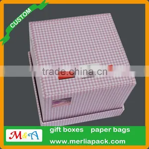 Handmade Hand Painted Cute Candle Box Paper Mache Trinket Floral Boxes thumbnail-2